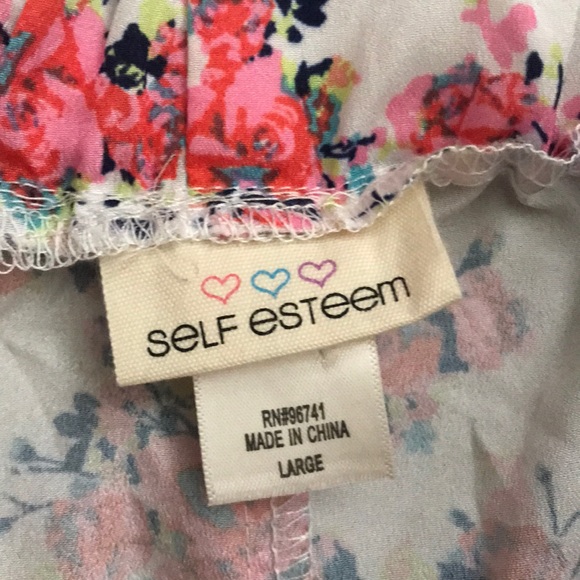 SELF-ESTEEM FLORAL SHORTS - Picture 2 of 2